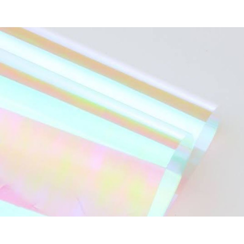 kertas hologram// cellophane hologram// wrapping buket