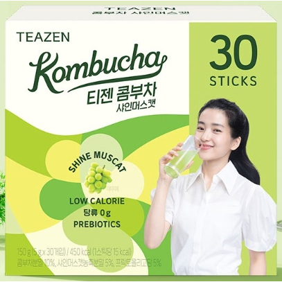 

(10 sachet) Teazen Kombucha Shine Muscat tea detox Diet