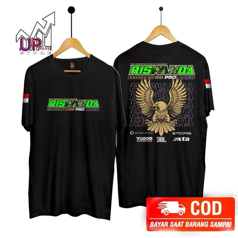 Baju kaos RISWANDA AUDIO// kaos RISWANDA SOUND SYISTEM// Kaos riswanda big size jumbo