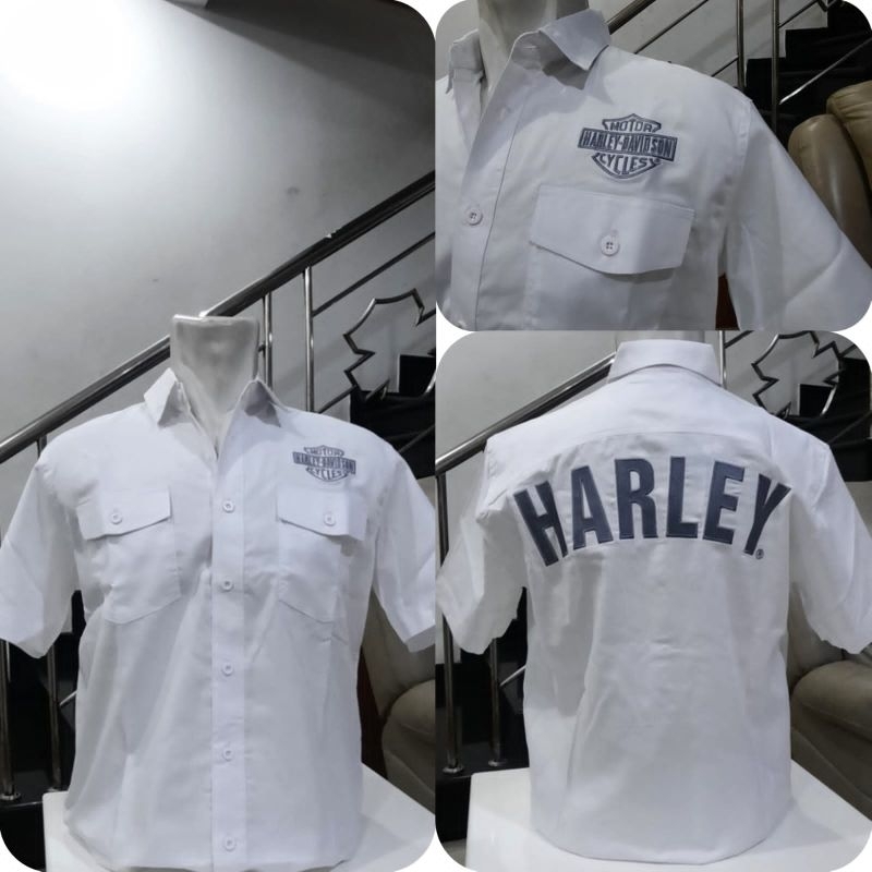 Kemeja Pendek Harley Davidson | Kemeja Pria Harley Davidson