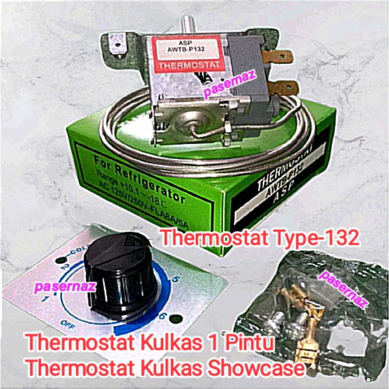 Type-132 | Thermostat Kulkas 1 Pintu | Thermostat Kulkas Showcase | Thermostat 132 | Kulkas 1 Pintu 