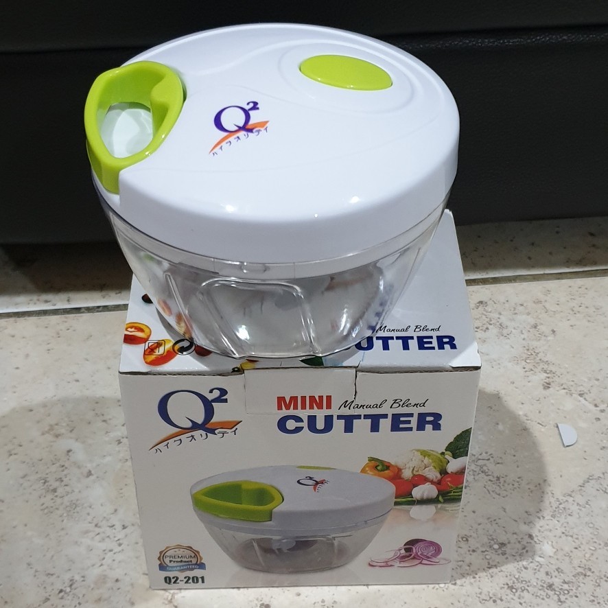 Blender Manual Mini Cutter Q2 P201 Manual Blender Chopper Q2 P-201 Alat Pencacah Blender Manual