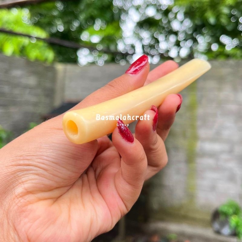 ONCE PIPA TULANG SAPI ASLI MODEL BULAT TEBAL TULANG IMPOR