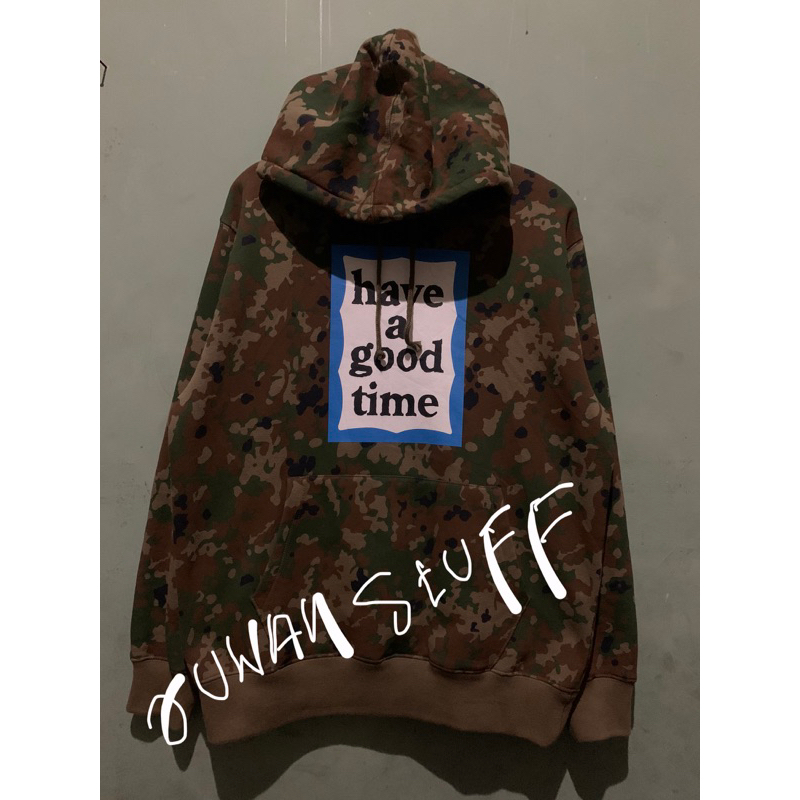 hoodie have a good time camo