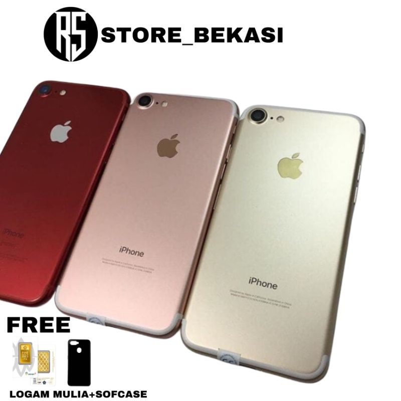 Apple iPhone 7 32GB 128GB 256GB Fulset Lcd Original 100% Mulus No Recond No Refurb