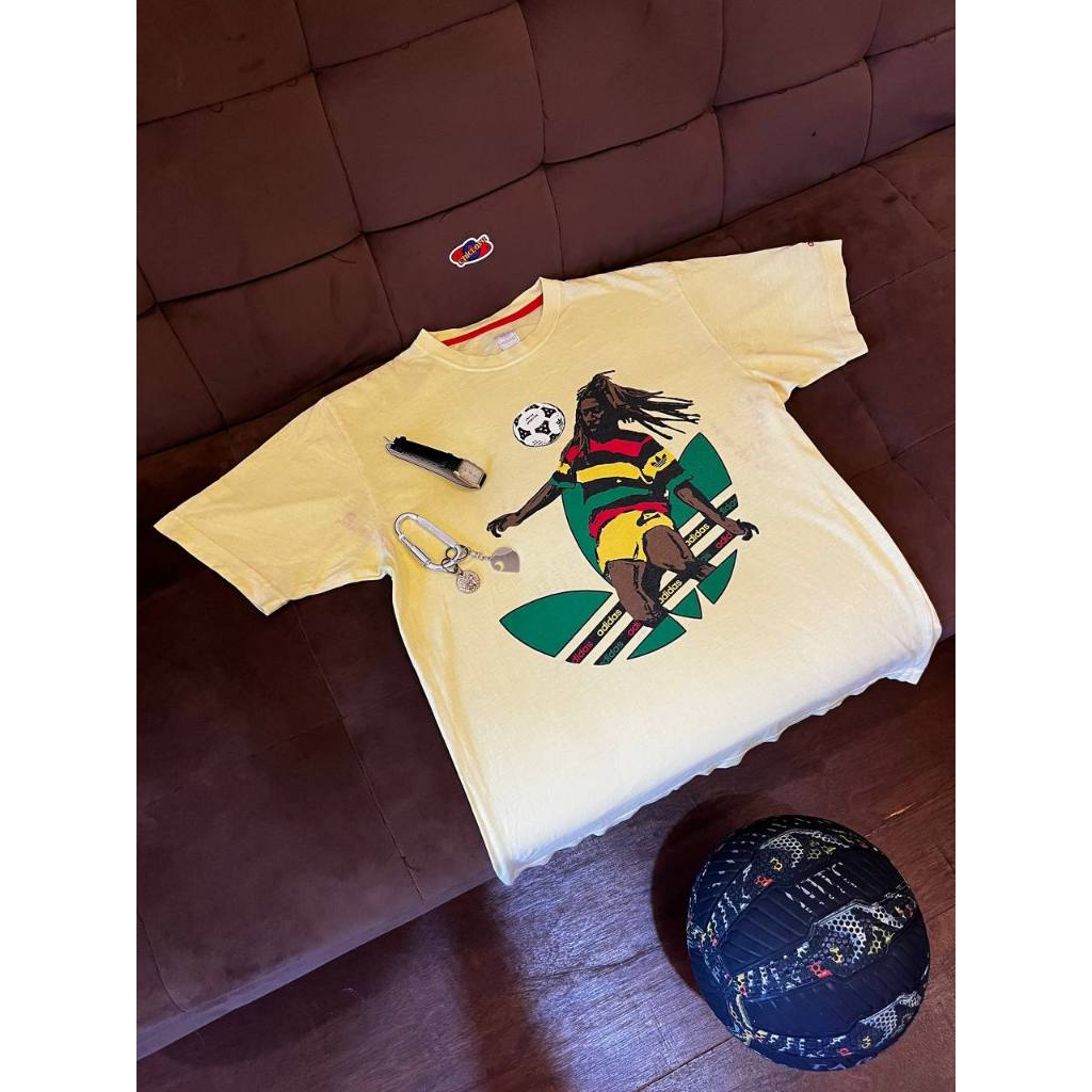 Chiclove - Tshirt Adidas 3foil Bob Marley Second Preloved