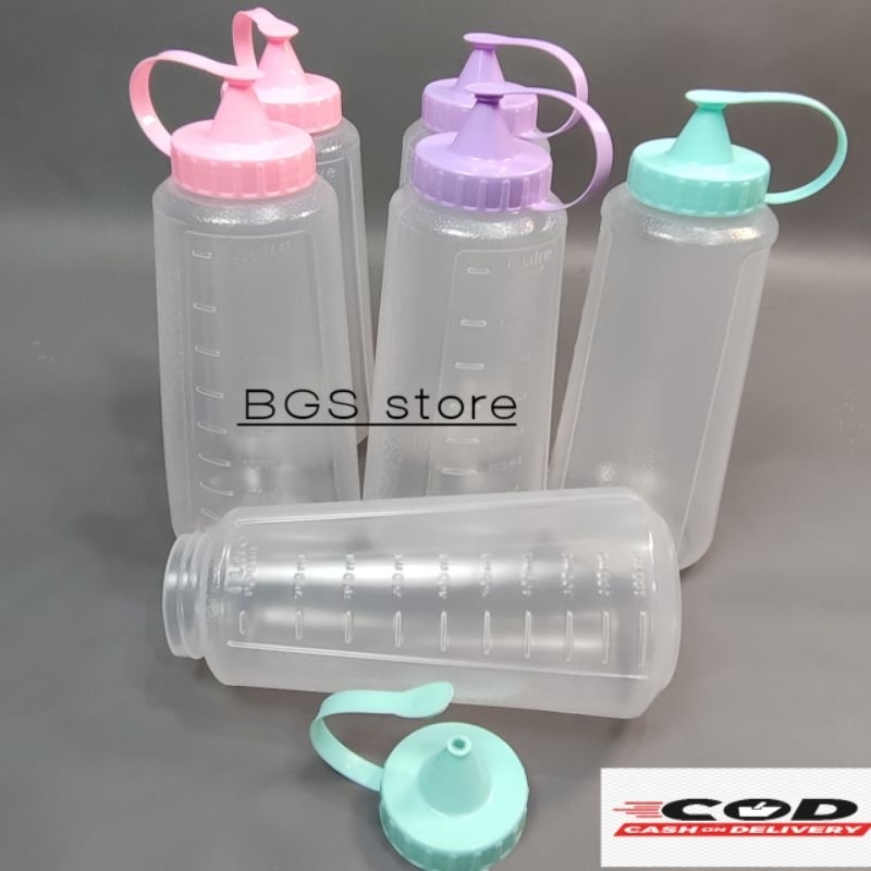 Botol Kecap Bygy Plastik 1000Ml Botol Saos Plastik