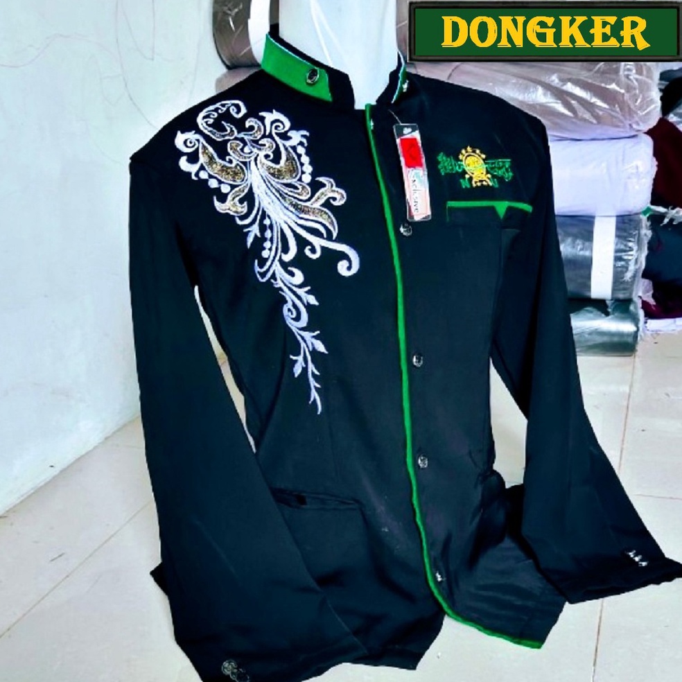 KODE U72Y JAS PASANGAN ANAK REMAJA DAN DEWASA  KOKO MODEL TERBARU PAKAIAN MUSLIM PRIA Jasko Hijau Bo