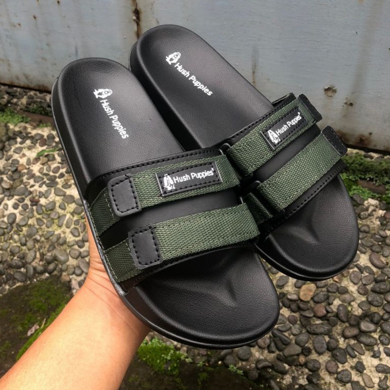 Sandal Hush Puppies Sandal Selop Pria Wanita Sandal Slide Hush Puppies