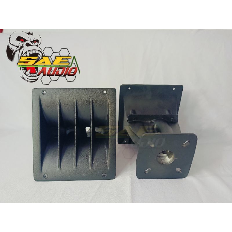 Horn tweeter corong tweter mayer seggel ukuran 17×19 panjang 18cm diral alumunium cor