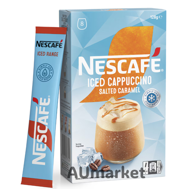 

Nescafe ICED CAPPUCCINO Coffee Sachets 8 pack Made in Australia