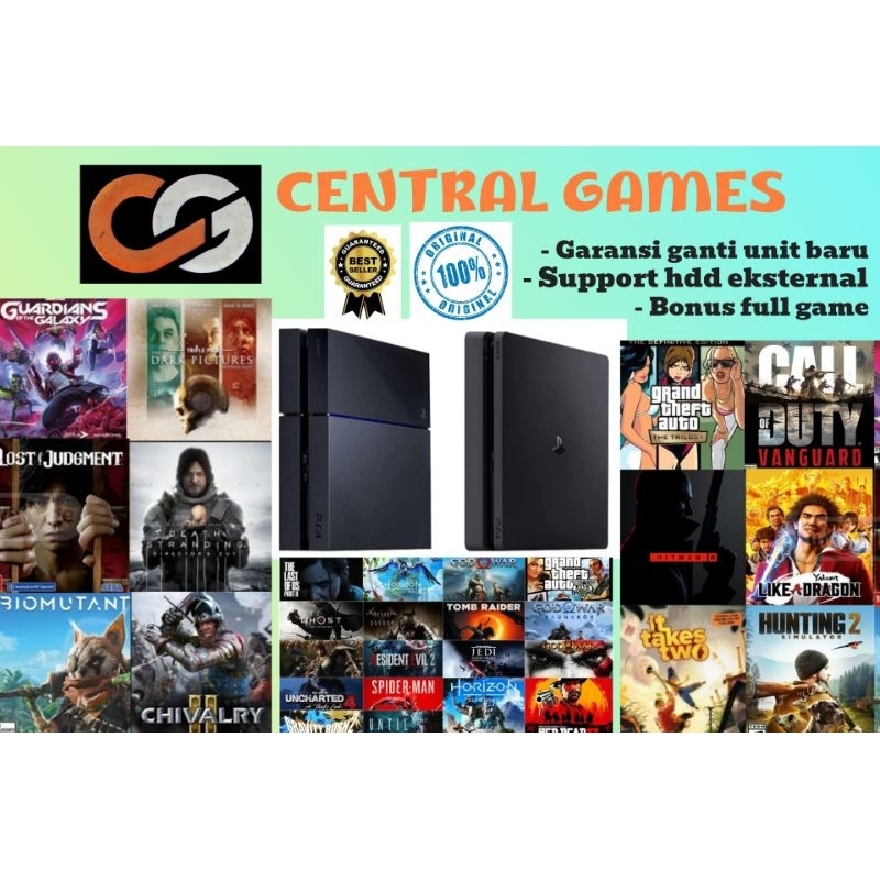 Ps4 slim & ps4 fat 500gb dan 1tb original