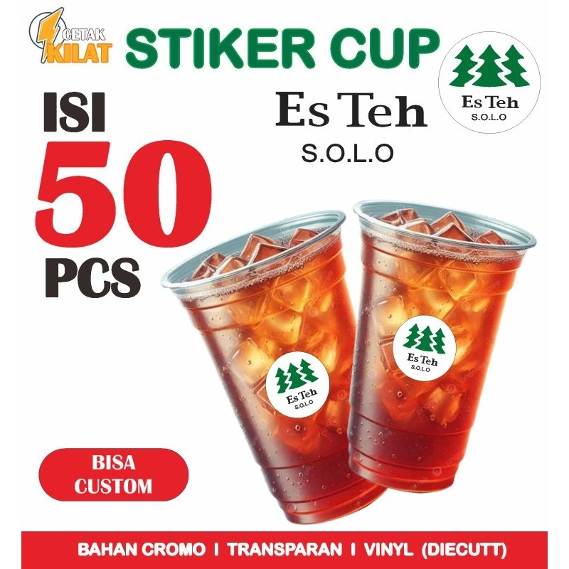 

STIKER LABEL KEMASAN ISI 50PCS | STIKER ES TEH | STIKER CUP | STIKER ES TEH SOLO | STIKER CUSTOM | CUP ES TEH | ES TEH PESONA | ES TEH STIKER | STIKER SABLON
