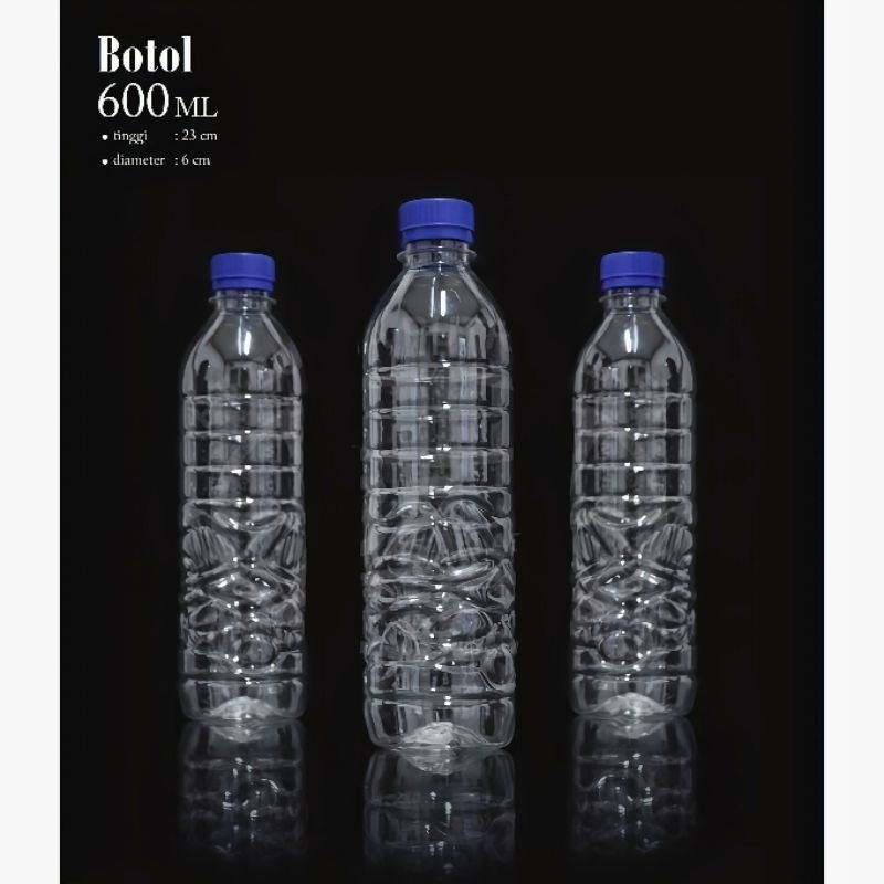 Botol Mineral 600ml || Botol sinom 600ml || Botol Plastik murah