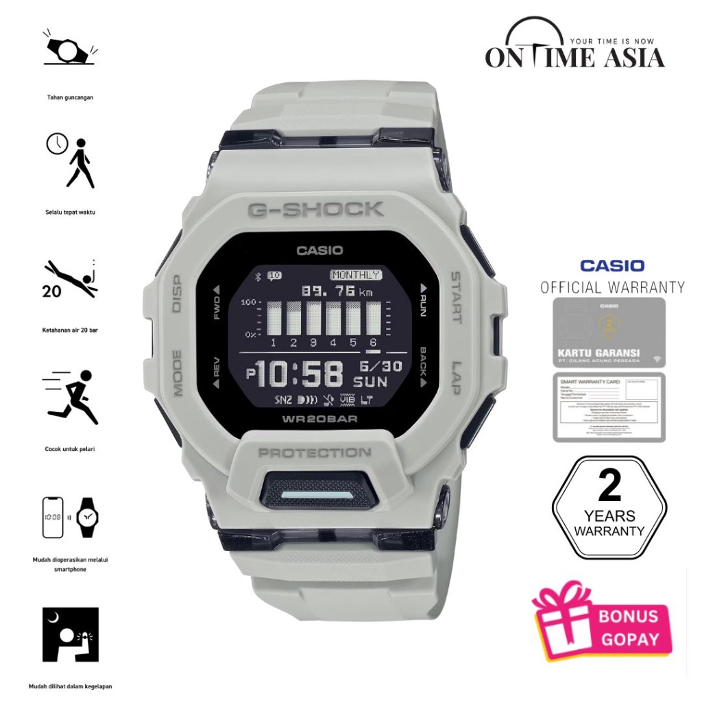 Casio G-Shock GBD-200UU-9DR / GBD200UU-9 Original & Garansi