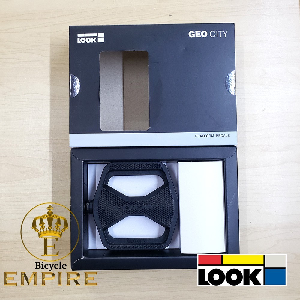 Pedal Flat Look Geo City Black Urban Flat Pedal Bicycle Empire