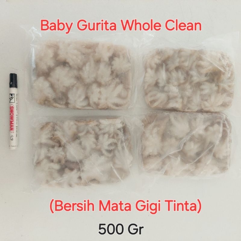 

Baby Gurita / Octopus Whole Clean 500 gr