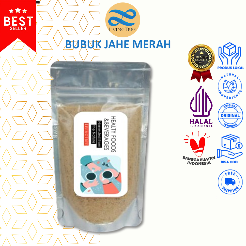 

Jahe Merah Bubuk Murni (Tanpa Gula) Red Ginger Powder Premium 100Gram