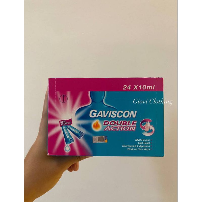 gaviscon double action sachet | obat maag | obat gerd