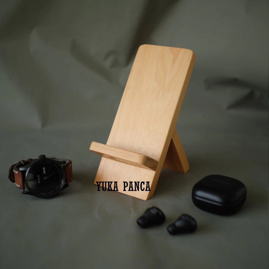 Stand Holder Handphone/Tatakan/Wadah Handphone Dari Kayu Jati