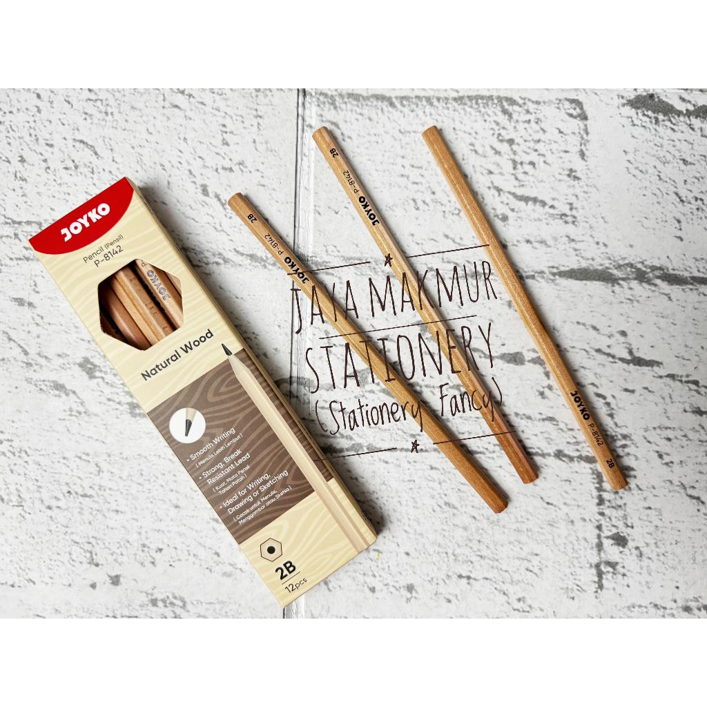 

Pensil 2B Joyko Natural Wood P-8142 (1 lusin)