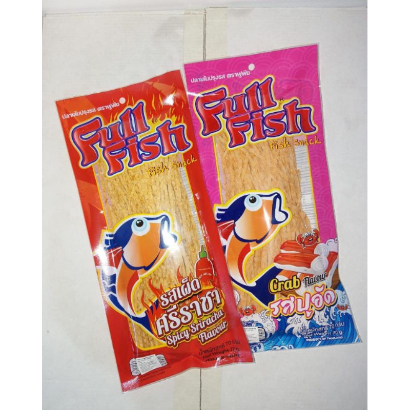 

FULL FISH SPICY AND CRAB FLAVOUR SNACK OLAHAN IKAN