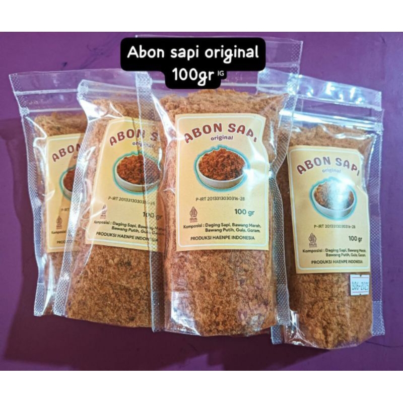 

Abon sapi original 100gr