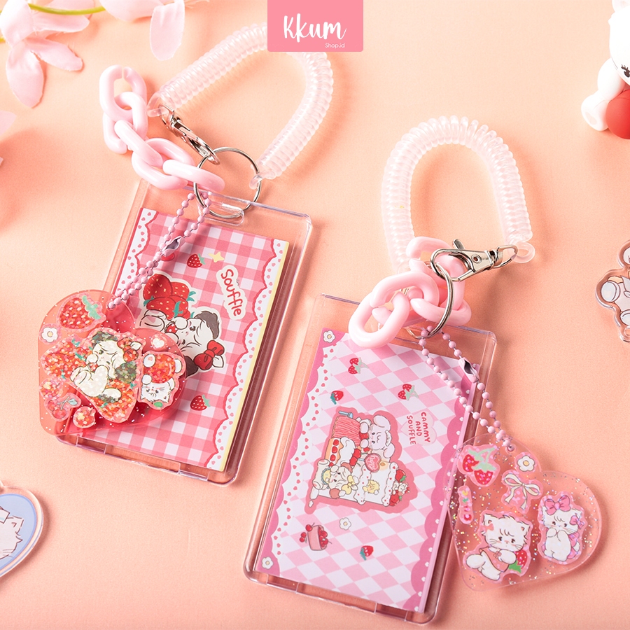

DIY Tempat Kartu Id Card Holder Mikko Pink Name Tag