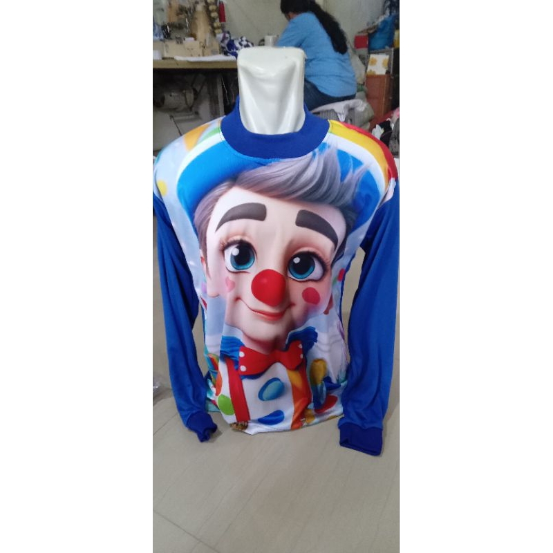 kaos badut lucu