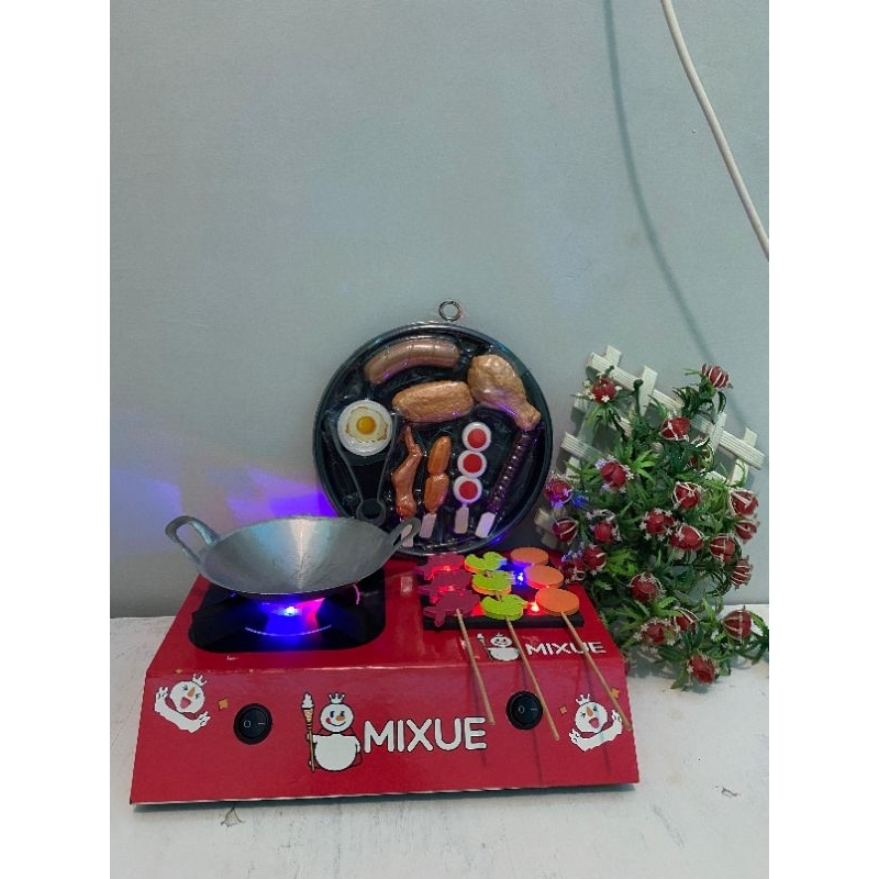 Miniatur kompor lampu LED,