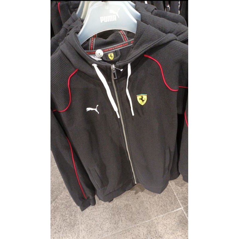 Original Jaket Casual PUMA Scuderia Ferrari Race Long