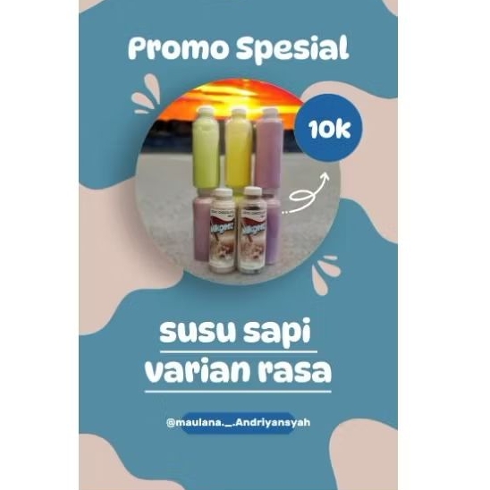 

Susu Sapi Murni Dan Susu Sapi Varian Rasa