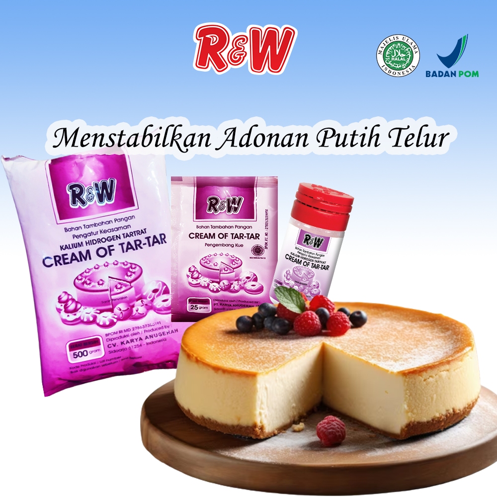 

COT (Cream Of Tar - Tar ) 500gr Rajawali R&W Rw Baking Bahan Food Donat,Kue