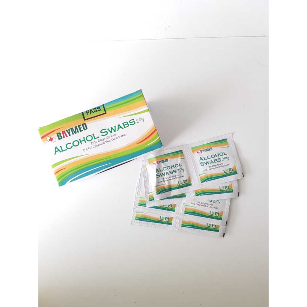 Baymed Alcohol Swab 2Ply / Alkohol Swab Baymed / Alcohol Swab Baymed