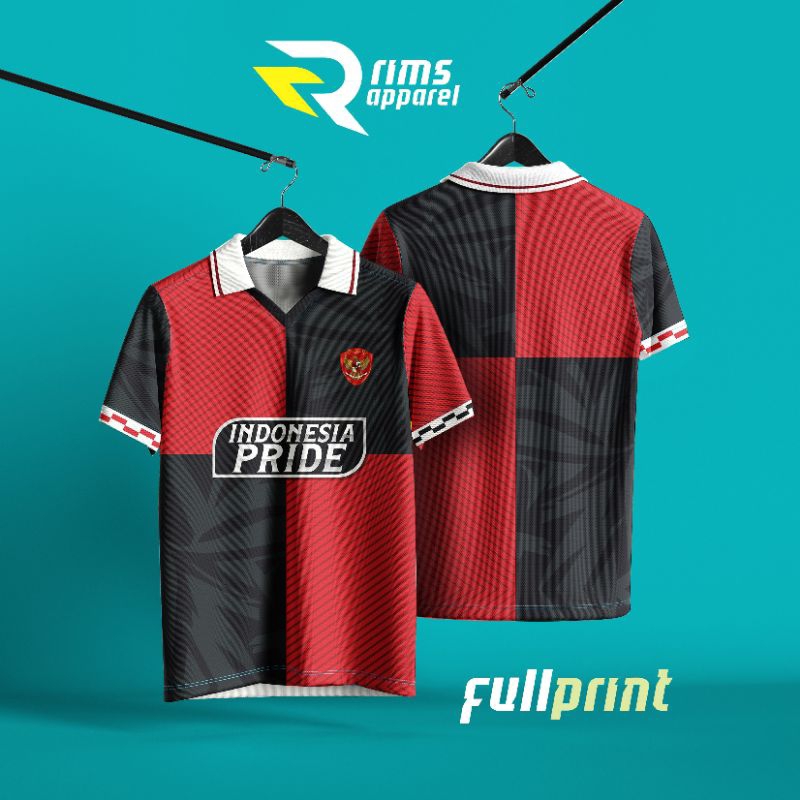 JERSEY TIMNAS INDONESIA RETRO VINTAGE / Jersey timnas retro/ Jersey bola / Jersey casual / Jersey ti