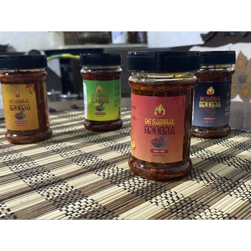 

De Sambal Njonja Varian Ikan Teri 150 ml
