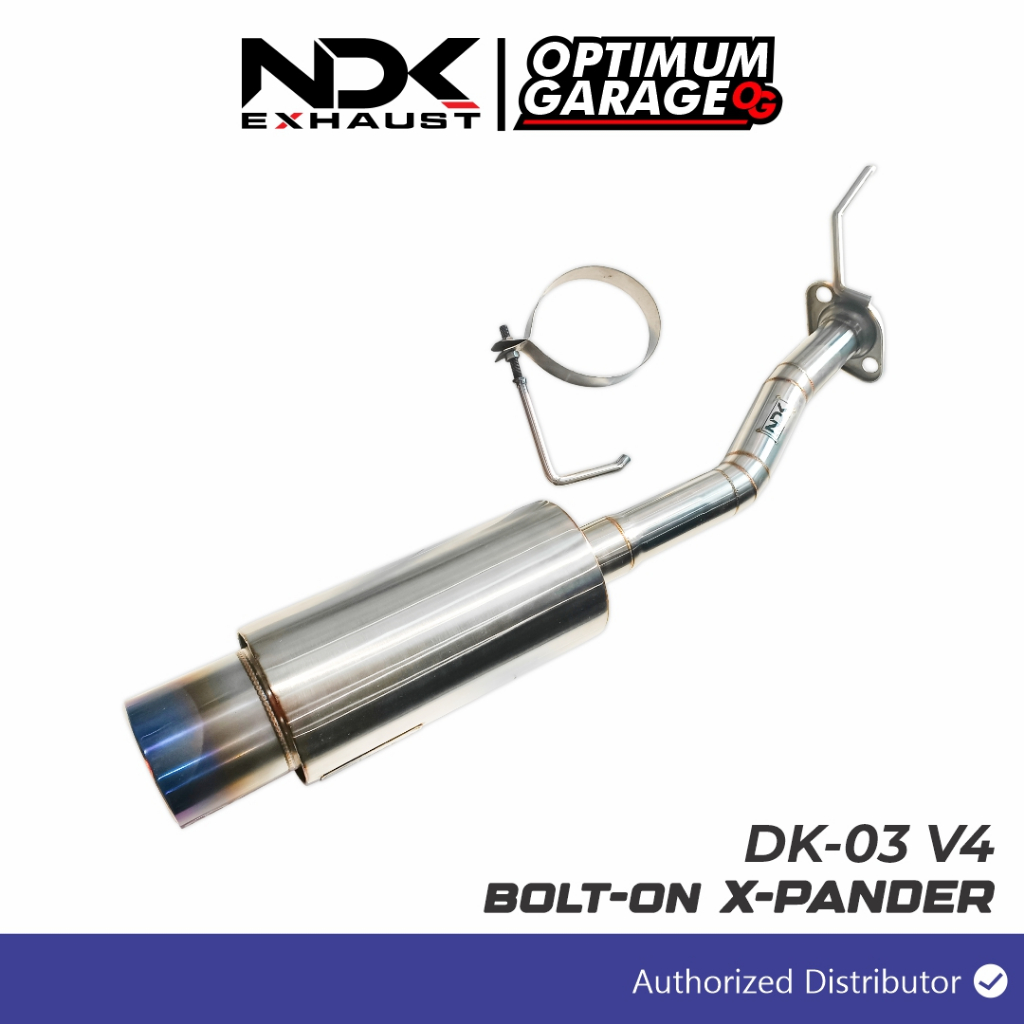 KNALPOT MOBIL NDK EXHAUST MUFLER DAN BOLTON  DK-03V4 MOBIL XPANDER