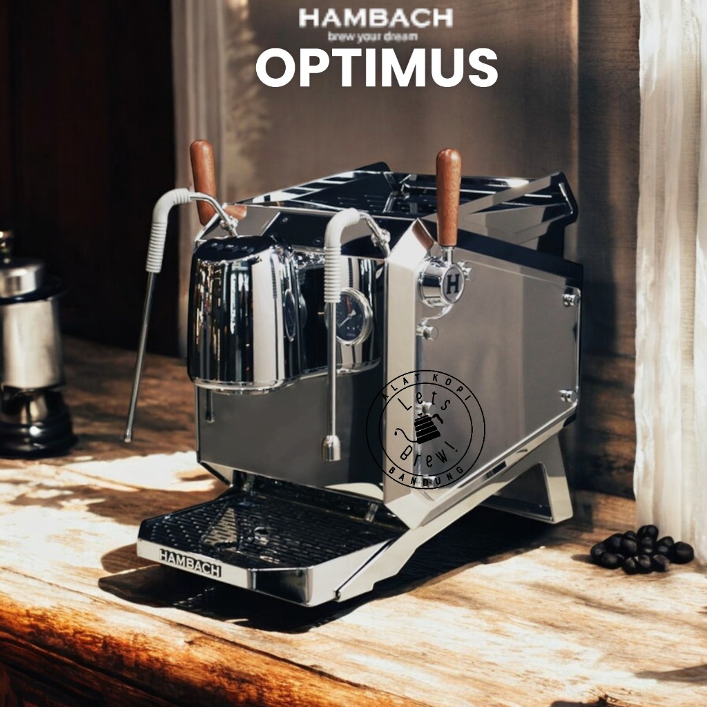 Hambach Mesin Kopi Espresso OPTIMUS Volumetric 1 Group PID ROTARY PUMP / Hambach Optimus Espresso Co