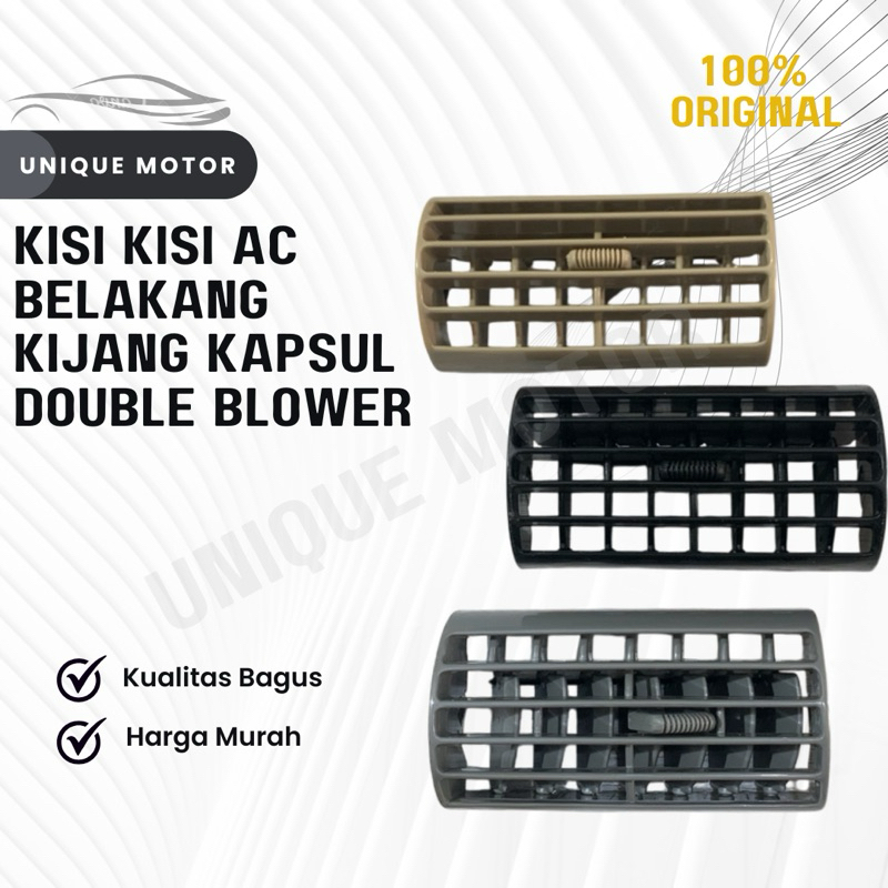 KISI KISI AC BELAKANG KIJANG KAPSUL KIJANG DOUBLE BLOWER