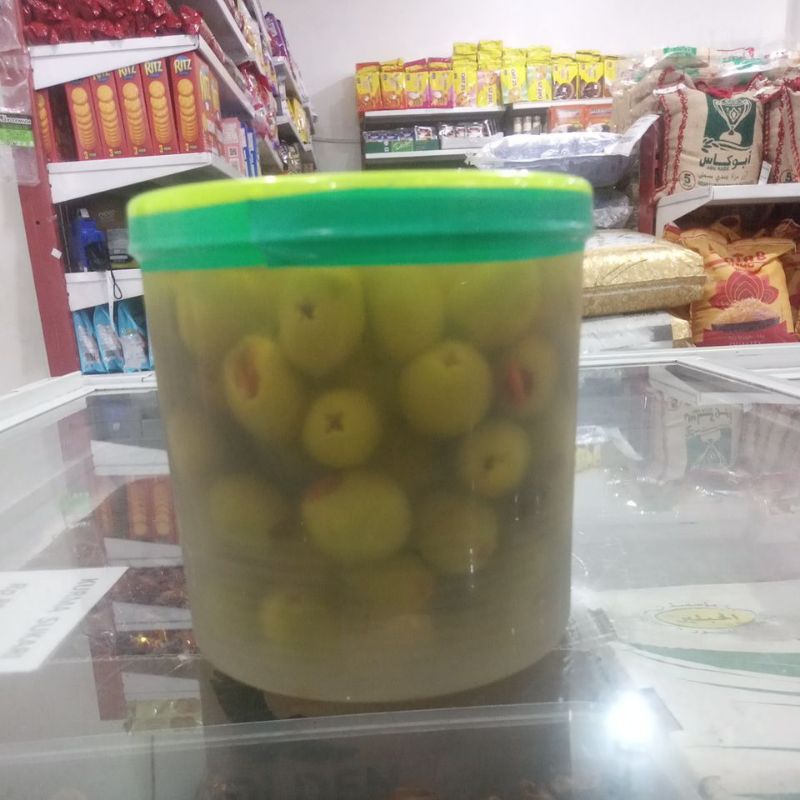 

Buah Zaitun Isi Paprika berat bersih 600gr