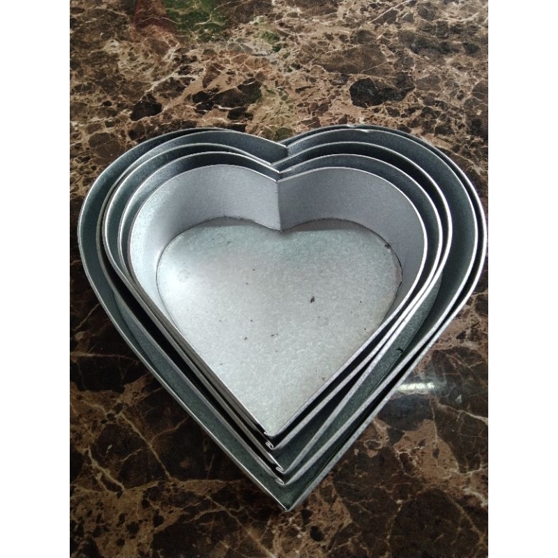 LOYANG BOLU 5 UKURAN/LOYANG BOLU BENTUK LOVE/