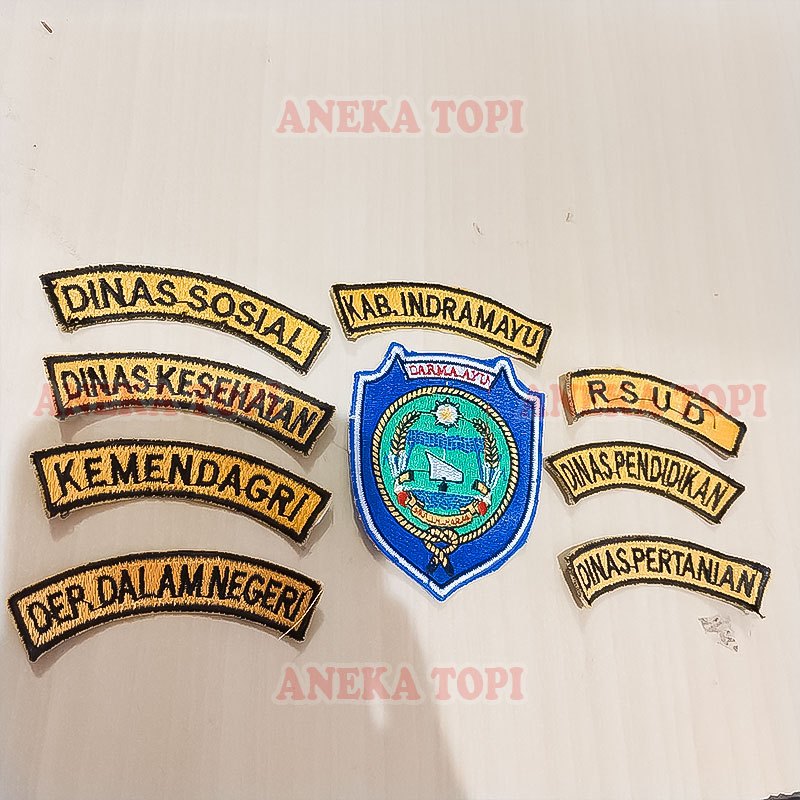 Bordir Logo Pemkab Indramayu Bet Bordir Lokasi Bordir Dinas Kabupaten Indramayu Lengkap - Aneka Topi