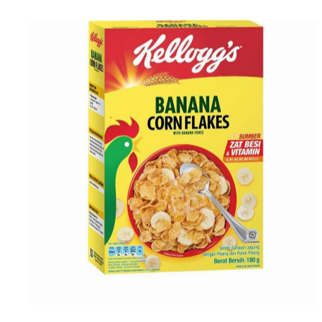 

KELLOGGS Kellogg's Corn Flakes BANANA PISANG Chips Cereal Kellogs