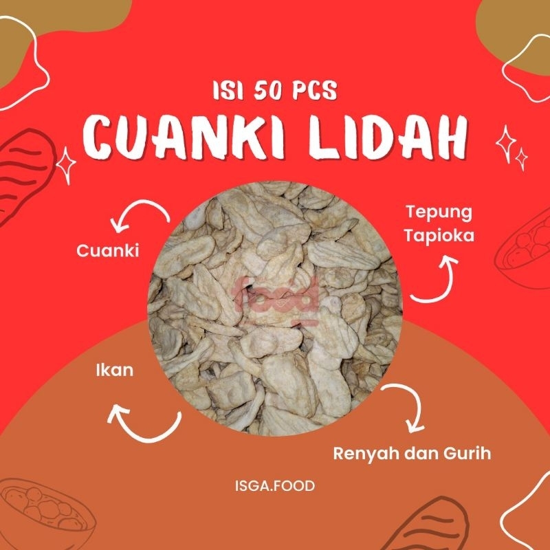 

TERLARIS Cuanki Lidah isi 50 pcs BISA COD