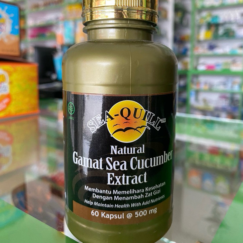 Sea Quill Natural Gamat Sea Cucumber 60 Kapsul