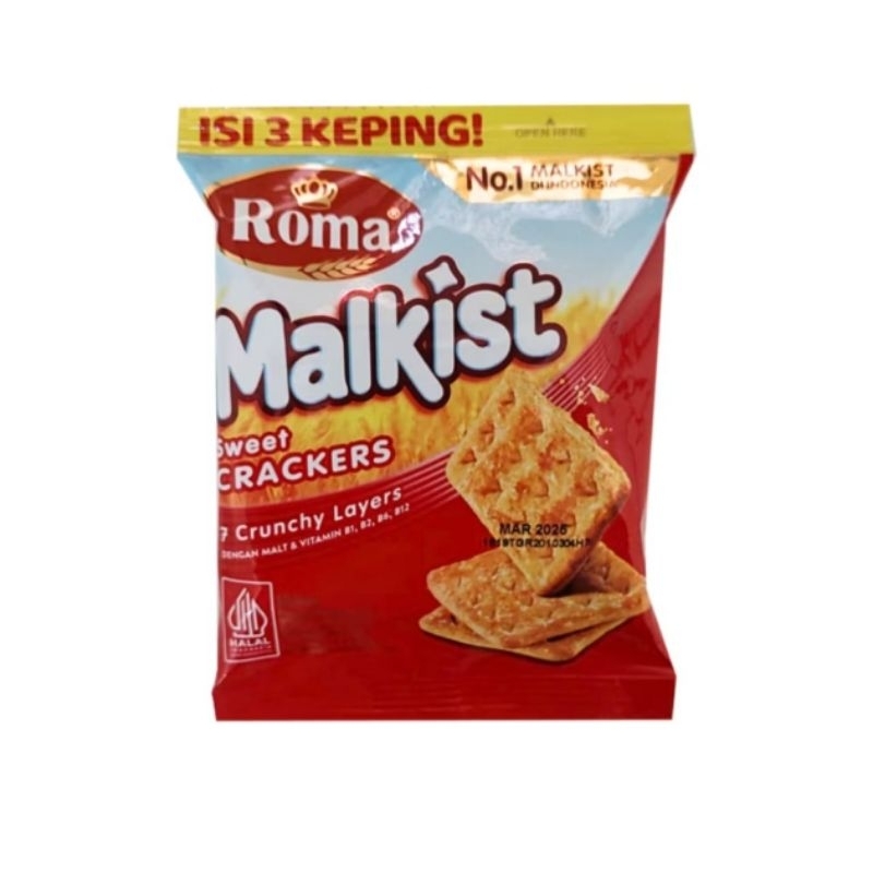 

Roma Malkist Sweet Crackers Renceng isi 10 @21gr