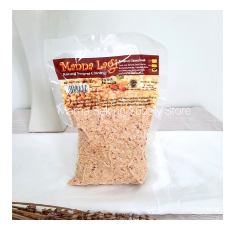 

MANNA LAGI Bubuk Kacang Sangrai Cincang HALUS Peanut Powder 250 gr