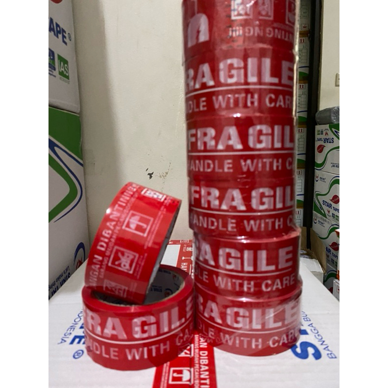 

Lakban Fragile (6 Pcs/Slop) Star Tape