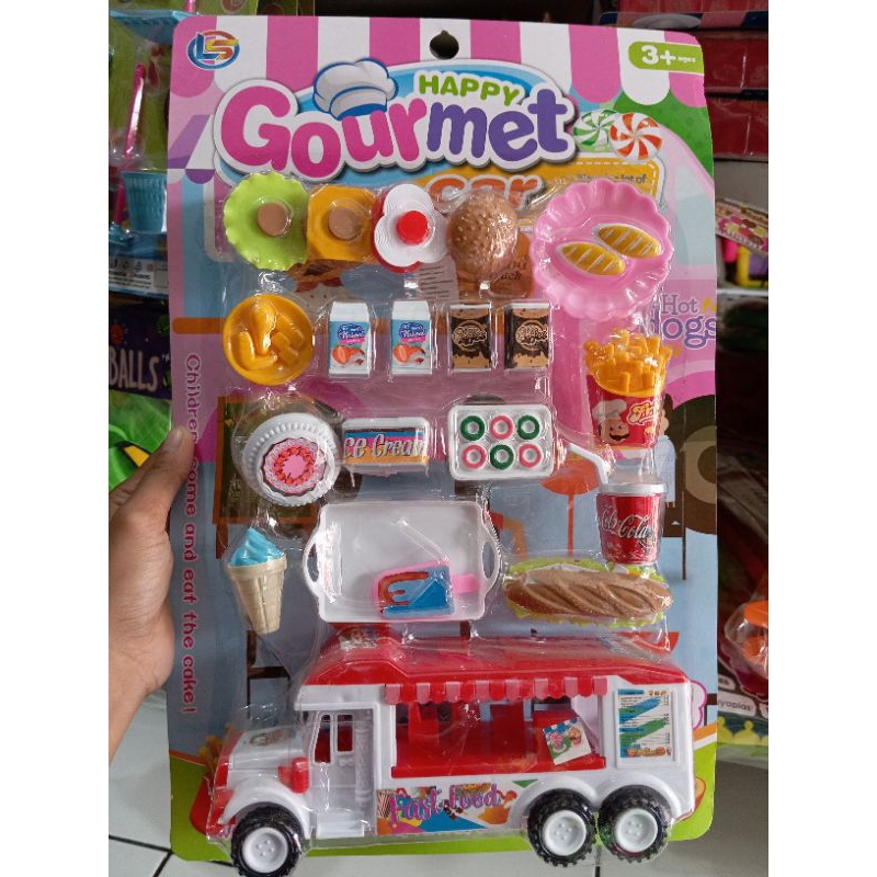 Mainan Anak edukasi Jual-jualan Es Krim Food Truck Es Krim Shop