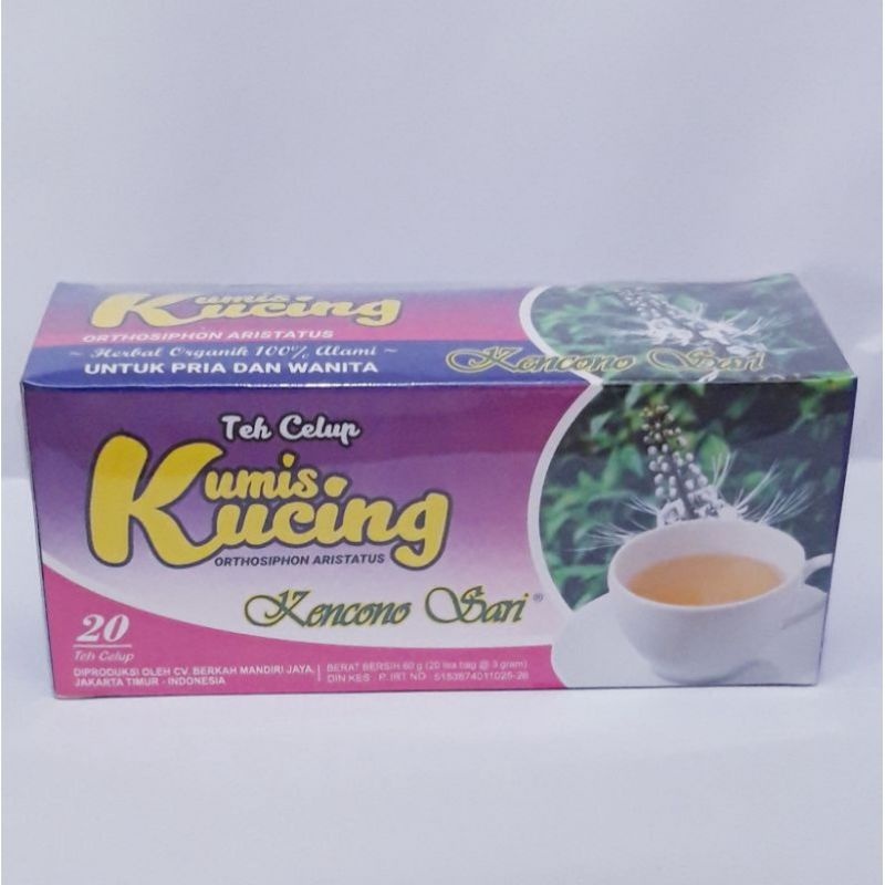 

Teh Celup Kumis Kucing Herbal Saluran Kemih Batu Ginjal